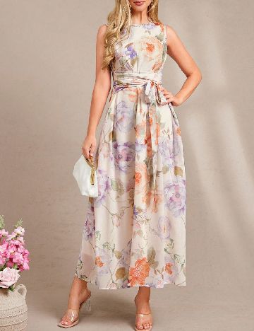 Rochie lunga SHEIN, floral print