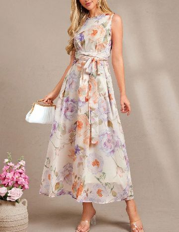 Rochie lunga SHEIN, floral print