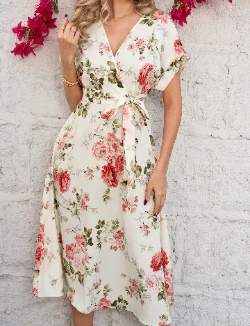 Rochie medie SHEIN, floral print