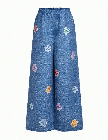 Pantaloni Shein Kids, albastru