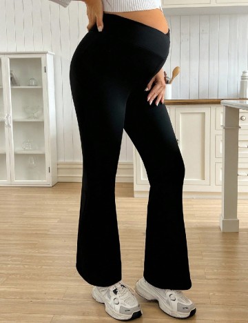 Pantaloni SHEIN Maternity, negru