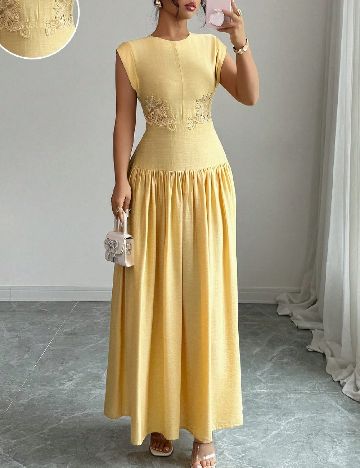 Rochie lunga SHEIN, galben