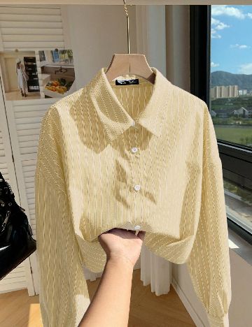 Camasa Oversize SHEIN, galben