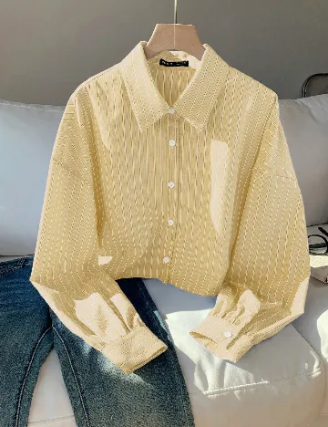 Camasa Oversize SHEIN, galben