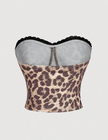 Top SHEIN, animal print