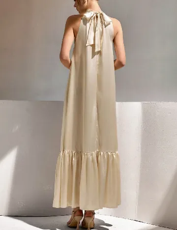 Rochie lunga SHEIN, crem