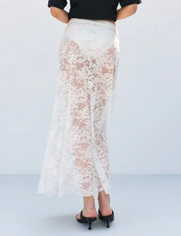 Fusta de plaja Musera, alb