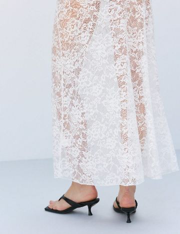 Fusta de plaja Musera, alb