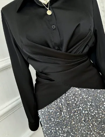 Camasa SHEIN CURVE, negru