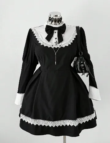 Rochie scurta SHEIN CURVE, negru