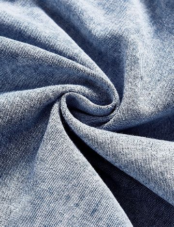 Pantaloni scurti SHEIN CURVE, albastru