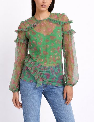 Bluza River Island, verde