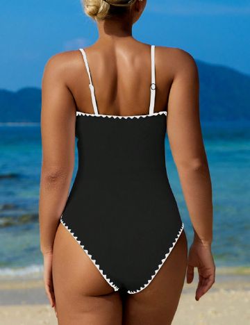 Costum de baie SHEIN, negru