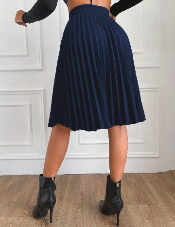 Fusta SHEIN, bleumarin inchis