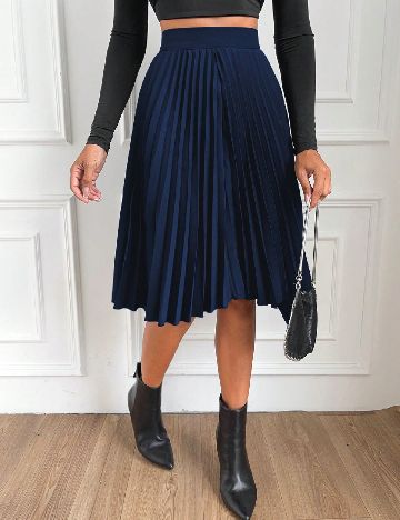 Fusta SHEIN, bleumarin inchis