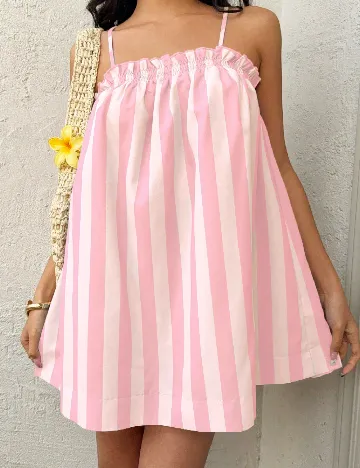 Rochie scurta SHEIN, roz