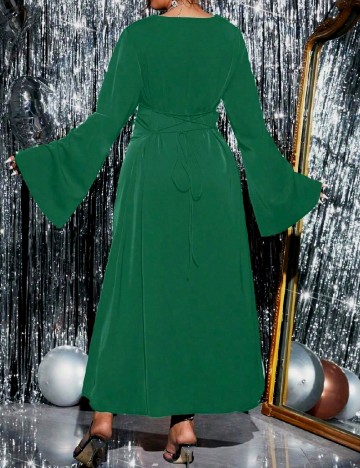 Rochie lunga SHEIN CURVE, verde