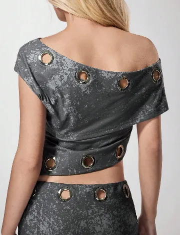 Rochie scurta SHEIN, gri