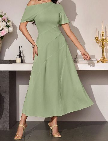 Rochie medie SHEIN, verde