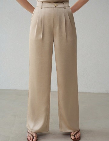 Pantaloni MOTF, crem