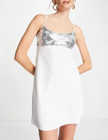 Rochie scurta River Island, alb