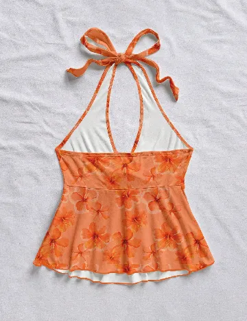 Top SHEIN, portocaliu