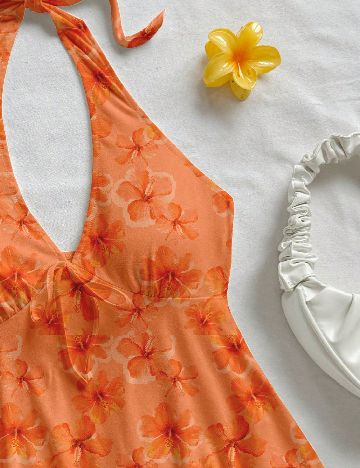 Top SHEIN, portocaliu