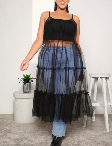 Rochie medie SHEIN CURVE, negru