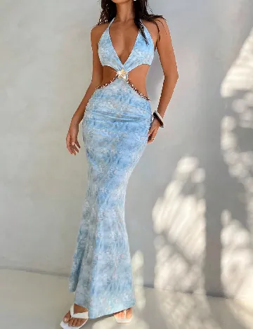 Rochie lunga SHEIN, albastru