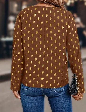 Bluza SHEIN CURVE, maro