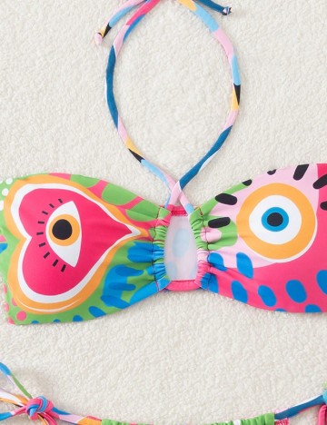 Costum de baie Musera, mix culori