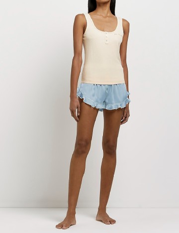 Pantaloni de pijama River Island, bleu