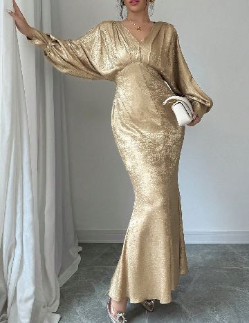 Rochie lunga SHEIN, auriu