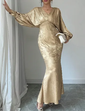 Rochie lunga SHEIN, auriu