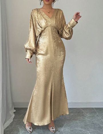 Rochie lunga SHEIN, auriu