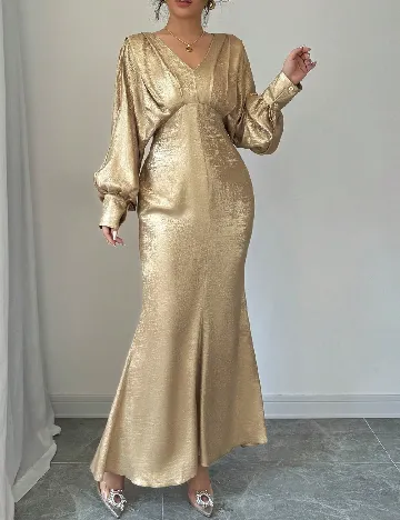 Rochie lunga SHEIN, auriu