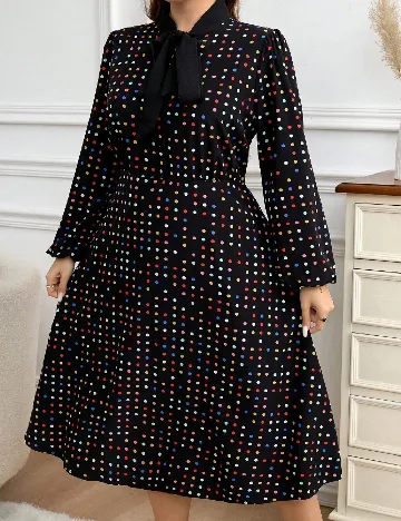 Rochie medie SHEIN CURVE, negru