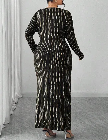 Rochie lunga SHEIN CURVE, negru