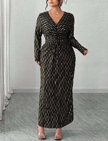 Rochie lunga SHEIN CURVE, negru