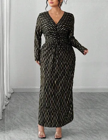 Rochie lunga SHEIN CURVE, negru