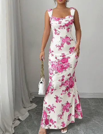 Rochie lunga SHEIN, floral print