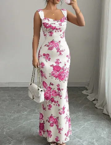 Rochie lunga SHEIN, floral print