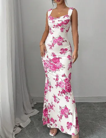 Rochie lunga SHEIN, floral print