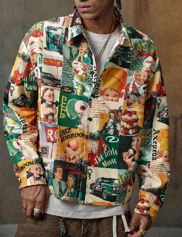 Camasa SHEIN, mix culori