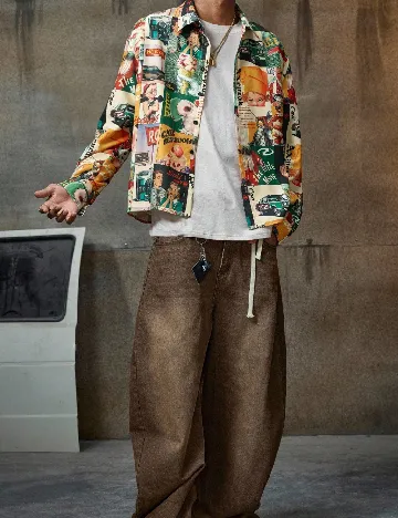 Camasa SHEIN, mix culori