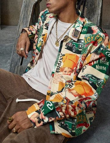 Camasa SHEIN, mix culori