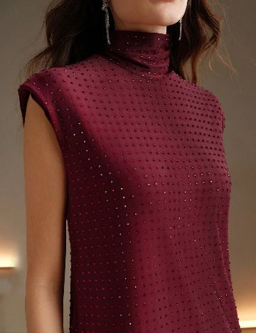 Rochie scurta Anewsta, pruna