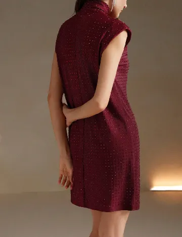 Rochie scurta Anewsta, pruna