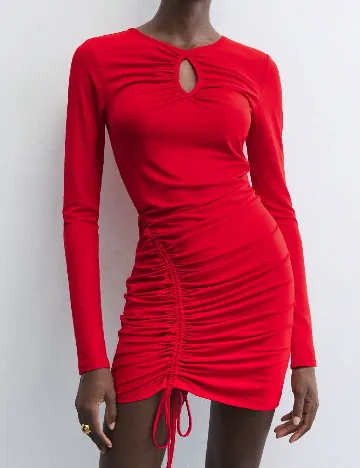 Rochie scurta SHEIN, rosu