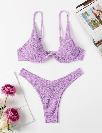 Costum de baie SHEIN, mov